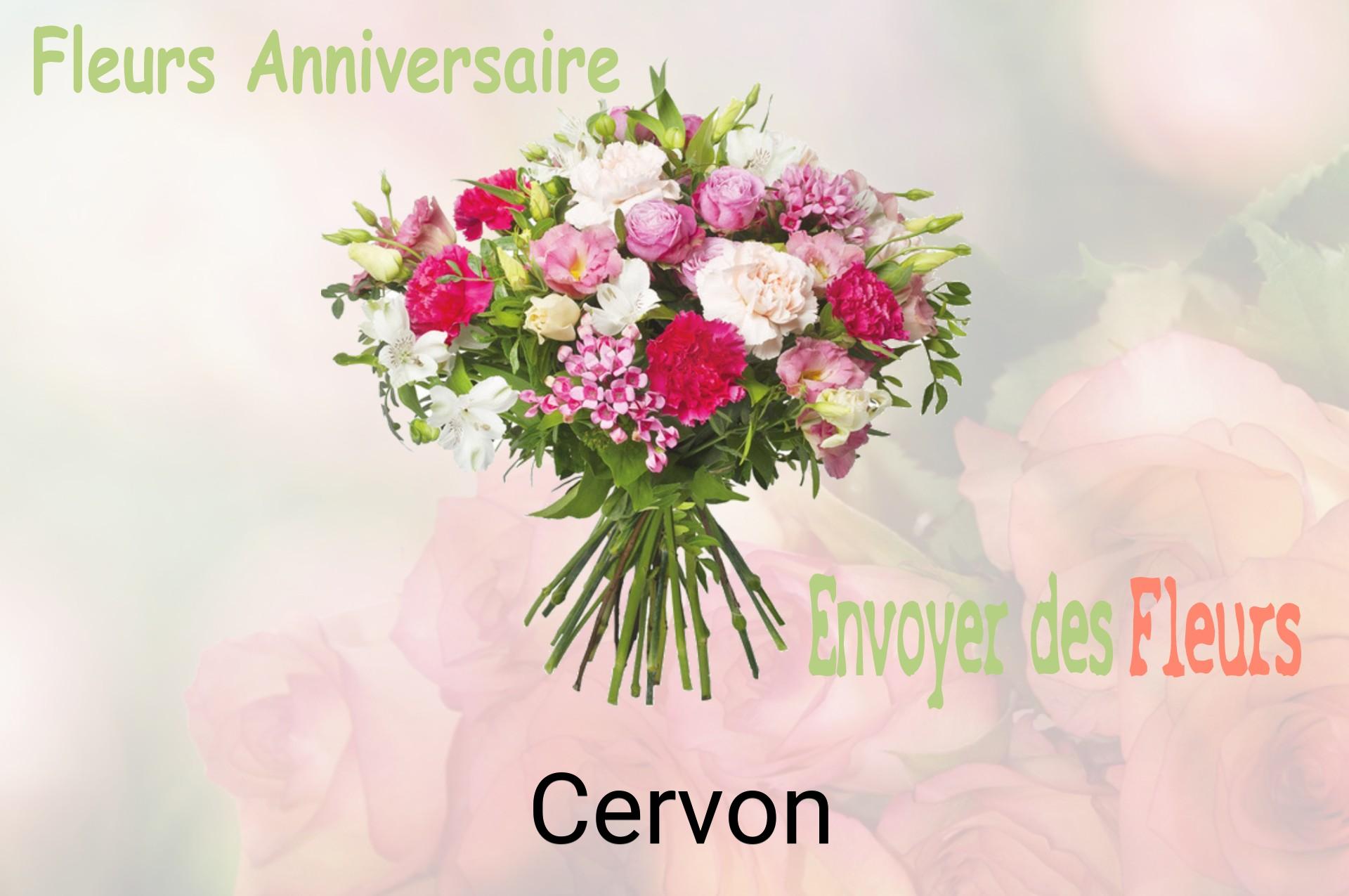 Bouquet de fleurs d’anniversaire livré à Cervon