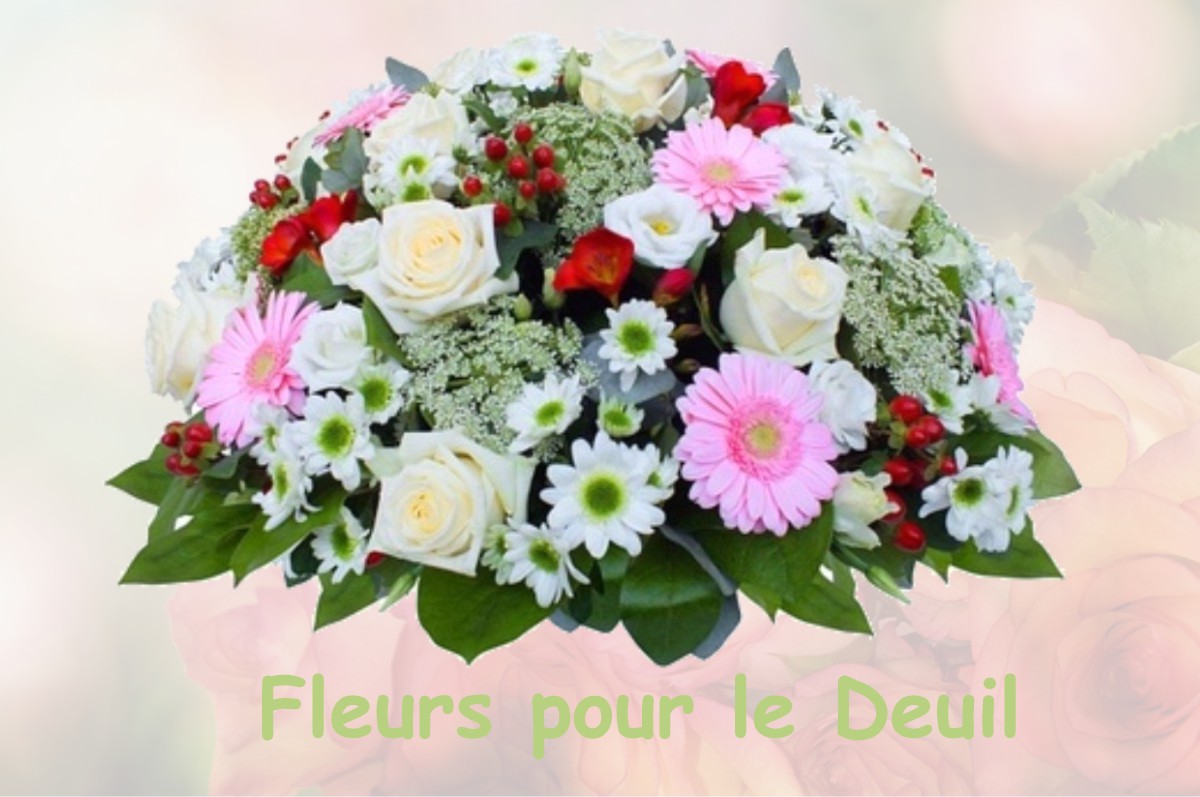 fleurs deuil CERVON